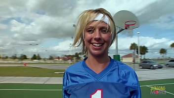 Star Athlete Fucks Her Coach In A Wild After-practice Session