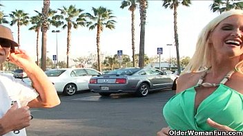 Blonde Milf Begs For A Massive Cumshot