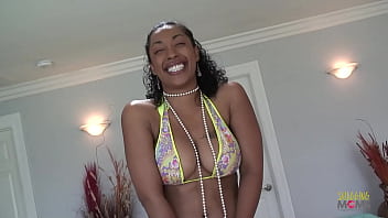 Seductive Milf Strips For Hubby’s Birthday, Ends In Wild Interracial Passion