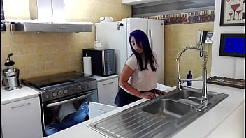 Milf Tempts Her Horny Neighbor Into Sliding His Thick Cock Deep Inside Her