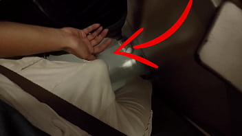 Unseen Blonde Milf Strokes My Cock On The Subway