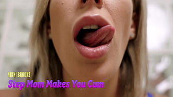 Stepmom Teases Your Cock With Her Hot Mouth – Nikki Brooks Asmr Seduction