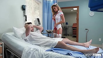 Busty Blonde Nurse Milf Jessa Rhodes Soothes James Deen’s Throbbing Ache With Her Skilled Mouth