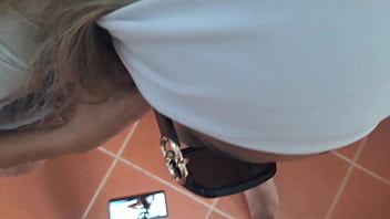 Sunglasses Seduction: Blonde Milf’s Intimate Pov Blowjob & Swallow