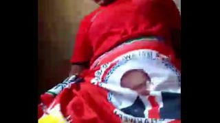 Uniformed African Milf Spreading Her Wet Pussy Wide Open