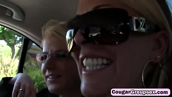 Cougar Group Sex: Mature Milfs Share A Hard Cock In Steamy Hd Threesome