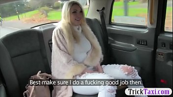 Sizzling Blonde Bombshell Gets Drilled And Creamed By Her Fake Chauffeur