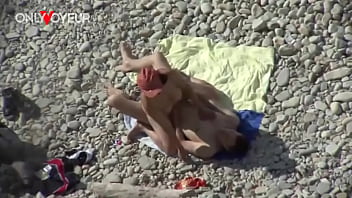 Beachside Exhibition: Voluptuous Milf Pleasures And Gets Taken From Behind