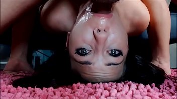 Milf Deep Throat Action Ending In A Mouthful