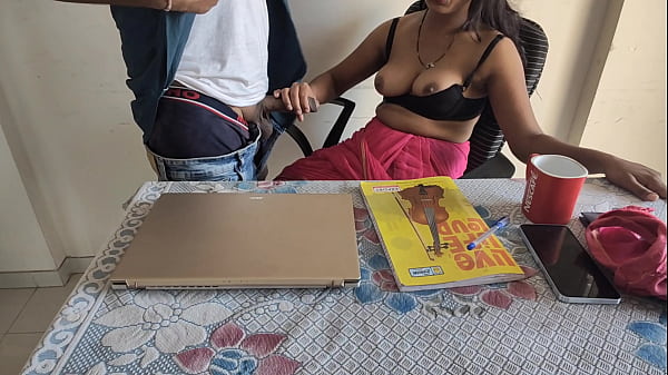 Desi Indian Bhabhi Gets Wild Office Fuck While Working