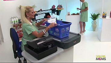 Busty Blonde Milfs In A Shop Engage In A Wild Foursome With Manager And Customer